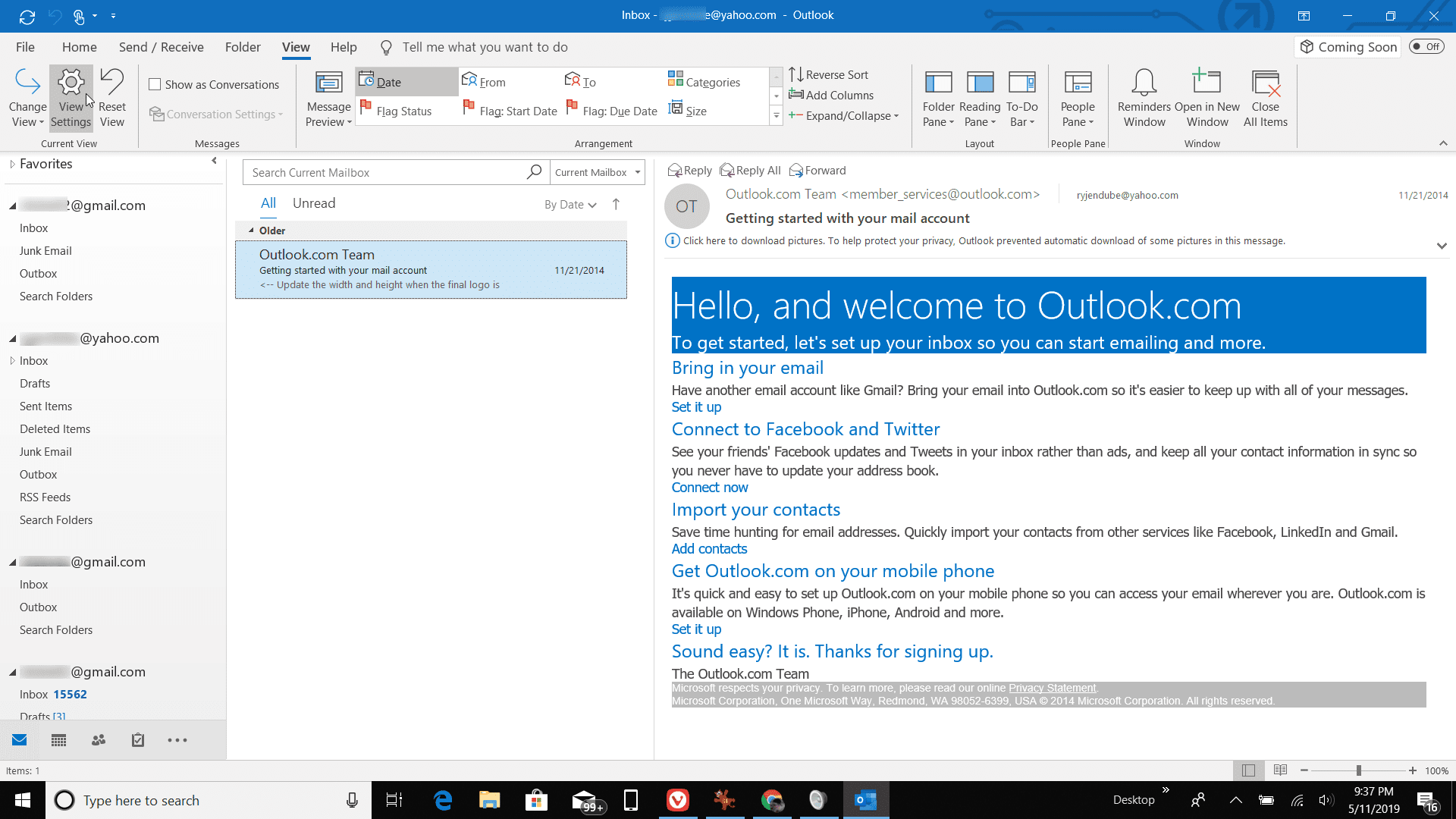 outlook for mac inbox says unread emails